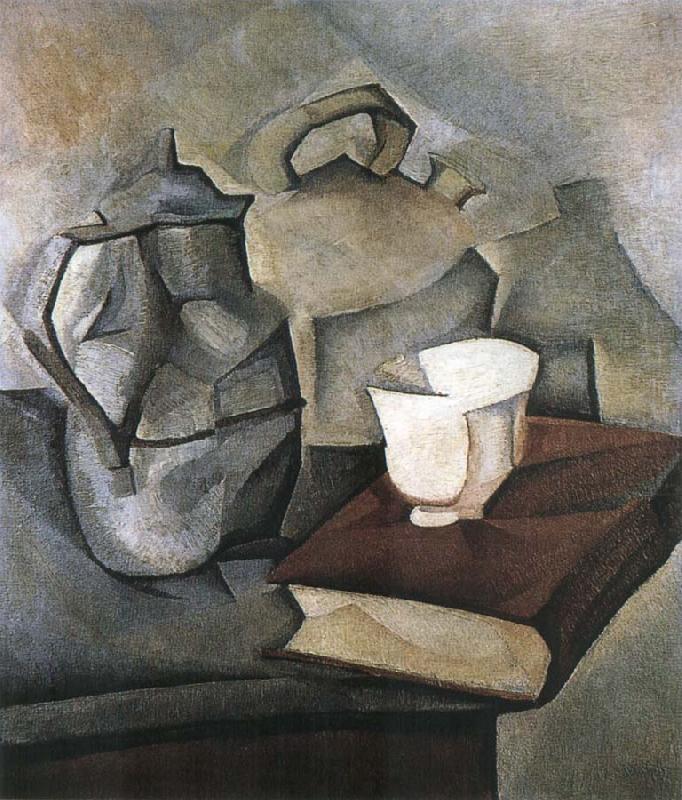 Juan Gris The still lief having book china oil painting image